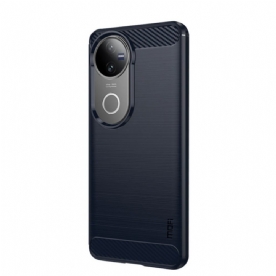 Hoesje Vivo V50 5g Geborsteld Koolstofvezel