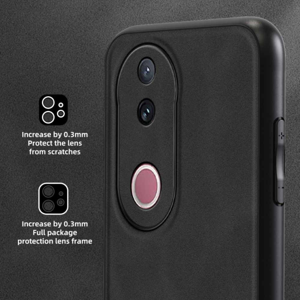 Hoesje Vivo V50 5g Leer Stijl