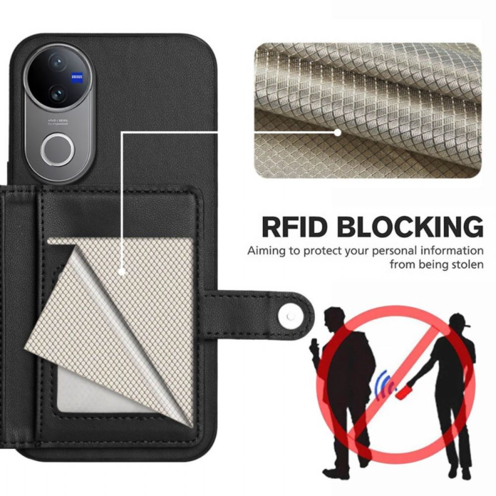 Hoesje Vivo V50 5g Rfid-kaarthouder