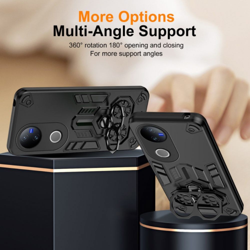 Hoesje Vivo V50 5g Robuust Met Standaard