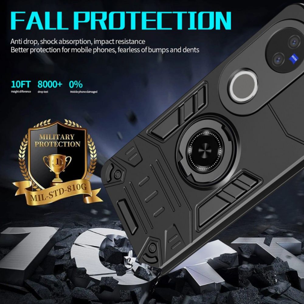 Hoesje Vivo V50 5g Stevige Ringhouder