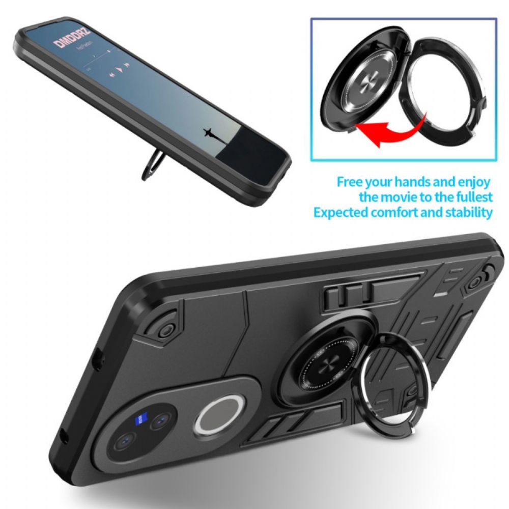 Hoesje Vivo V50 5g Stevige Ringhouder