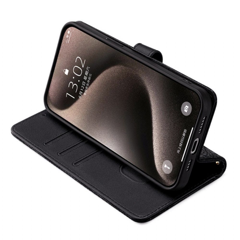 Leren Hoesje Voor Vivo V50 5g Pailletten En Schouderband