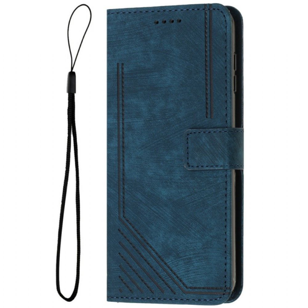 Leren Hoesje Voor Vivo V50 5g Retro Design