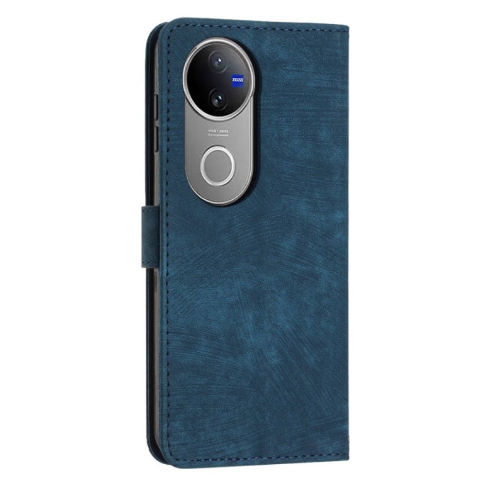 Leren Hoesje Voor Vivo V50 5g Retro Design