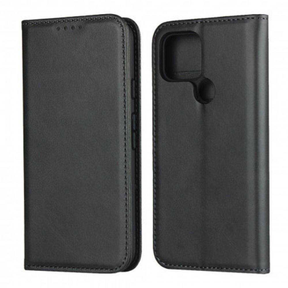 Bescherming Hoesje voor Google Pixel 5 Folio-hoesje Gespleten Leer