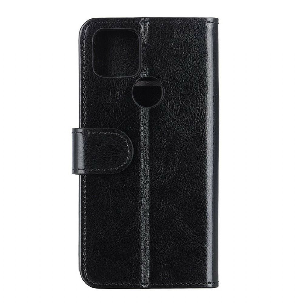 Leren Hoesje voor Google Pixel 5 Ijzige Fijnheid