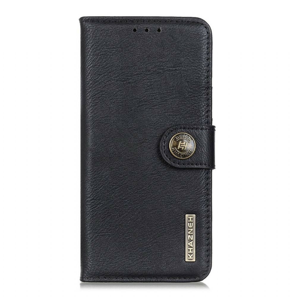 Leren Hoesje voor Google Pixel 5 Imitatieleer Khazneh