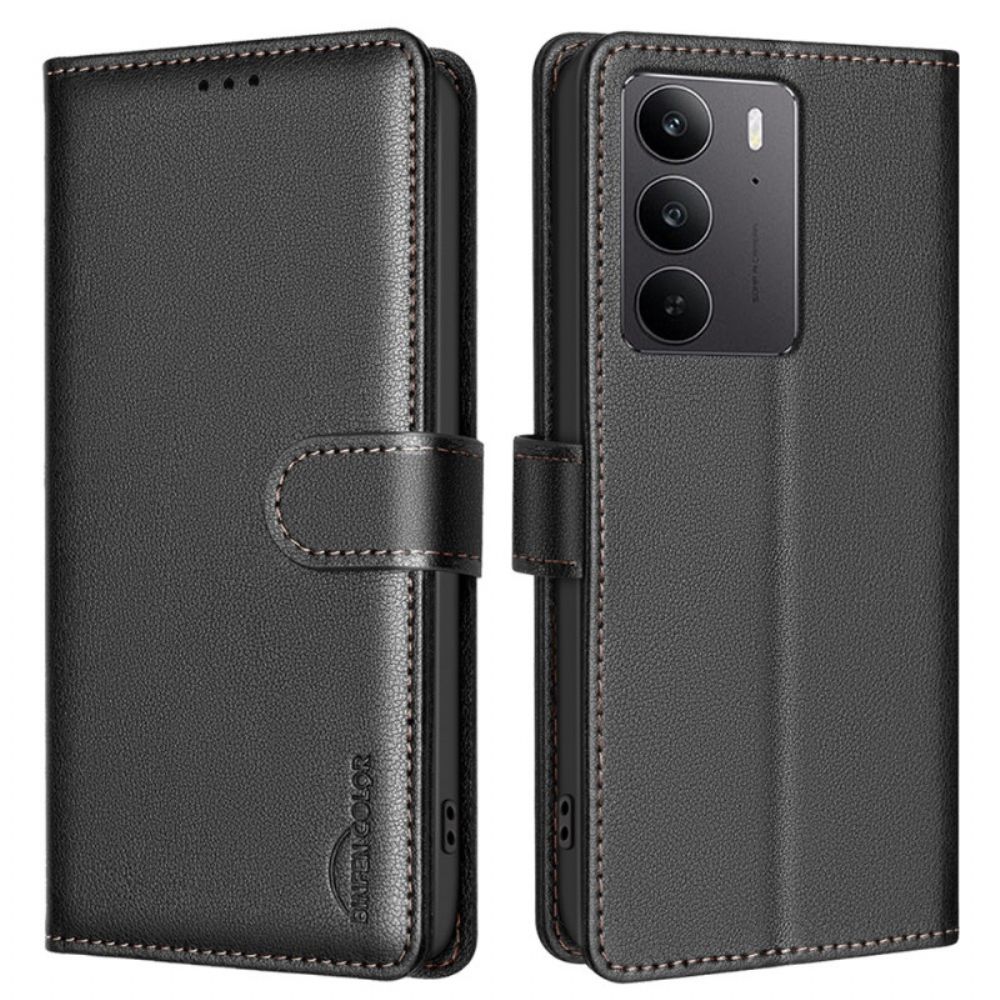 Flip Case Leren Realme C75 Binfen Kleur