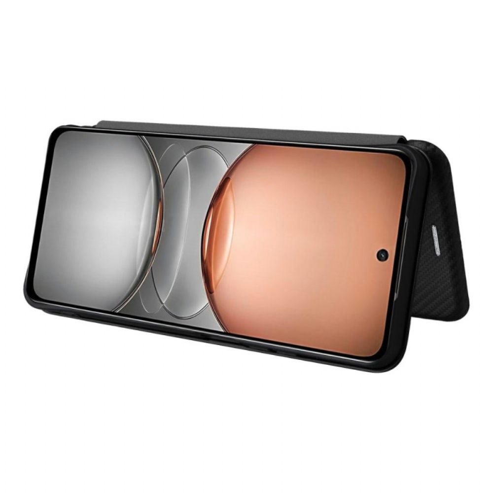 Folio-hoesje Realme C75 Koolstofvezel