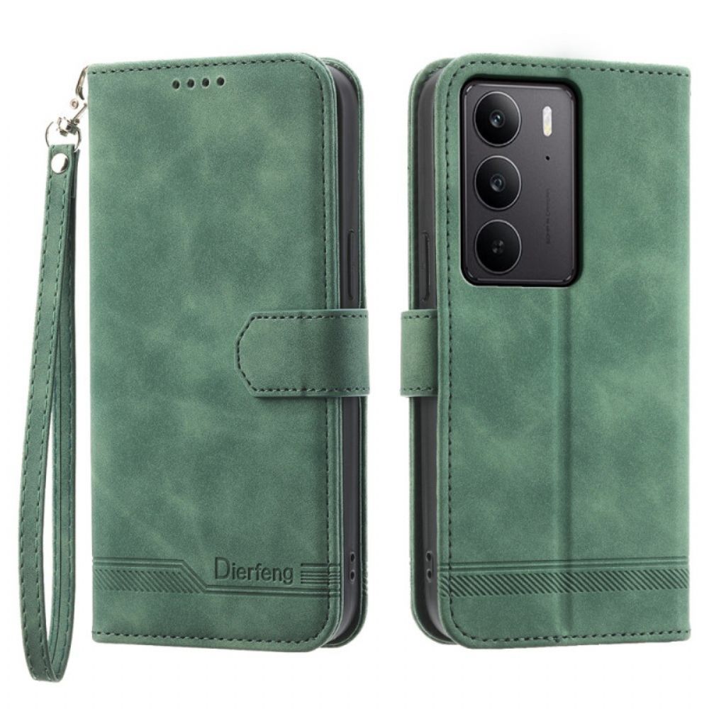 Folio-hoesje Realme C75 Telefoonhoesje Dierfeng