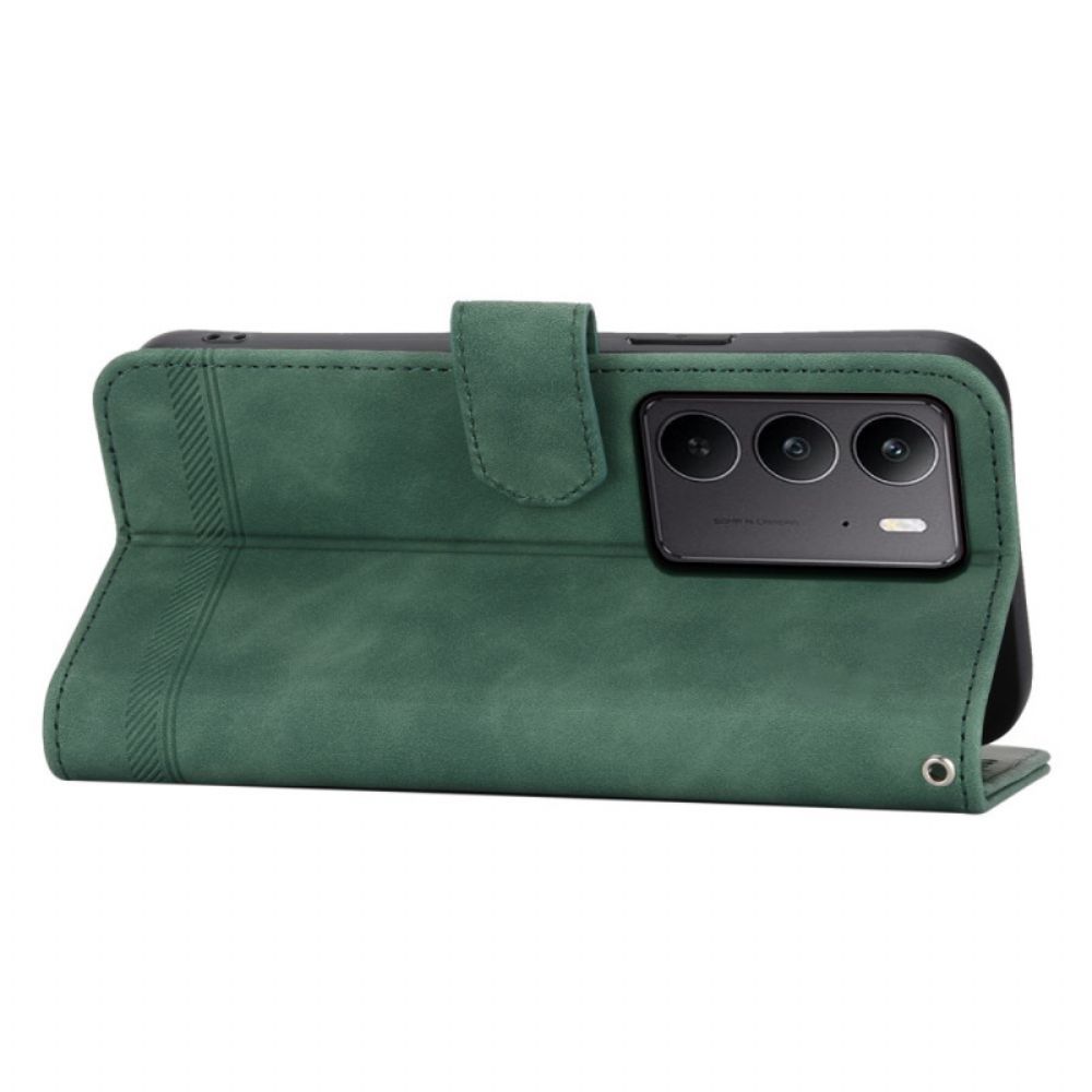 Folio-hoesje Realme C75 Telefoonhoesje Dierfeng