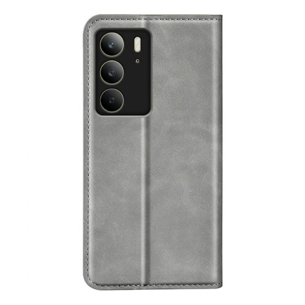 Folio-hoesje Realme C75 Telefoonhoesje Leerstijl