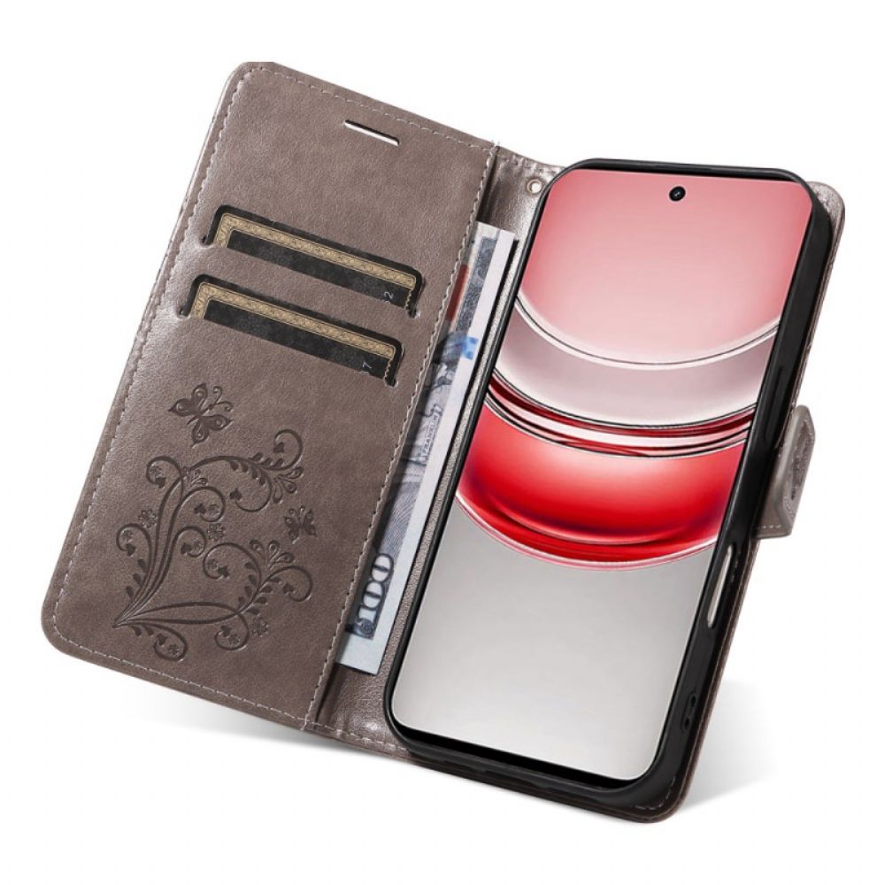 Folio-hoesje Realme C75 Telefoonhoesje Reuzenvlinders