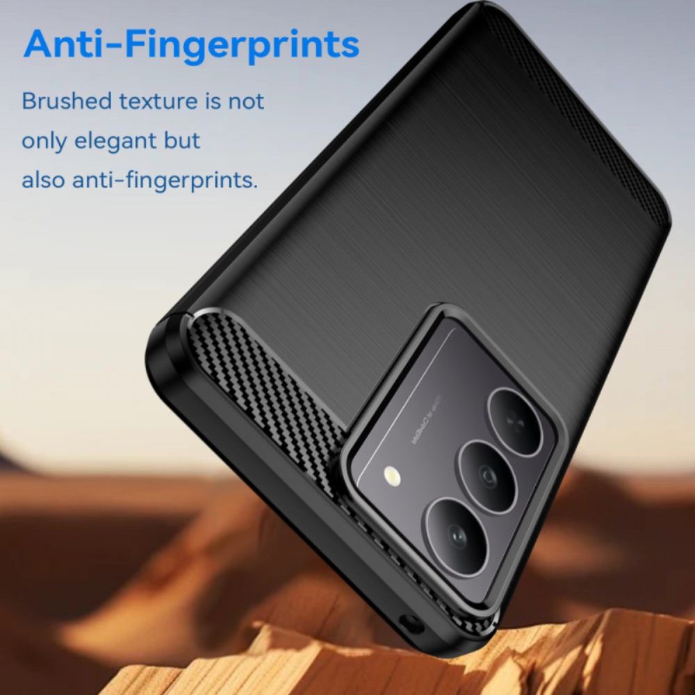 Hoesje Realme C75 Geborsteld Koolstofvezel