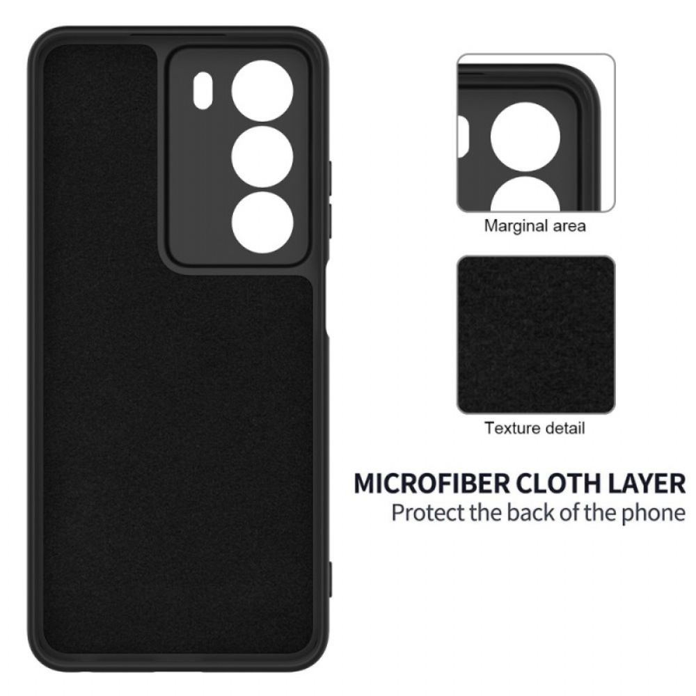 Hoesje Voor Realme C75 Vloeibare Siliconen Met Bandje