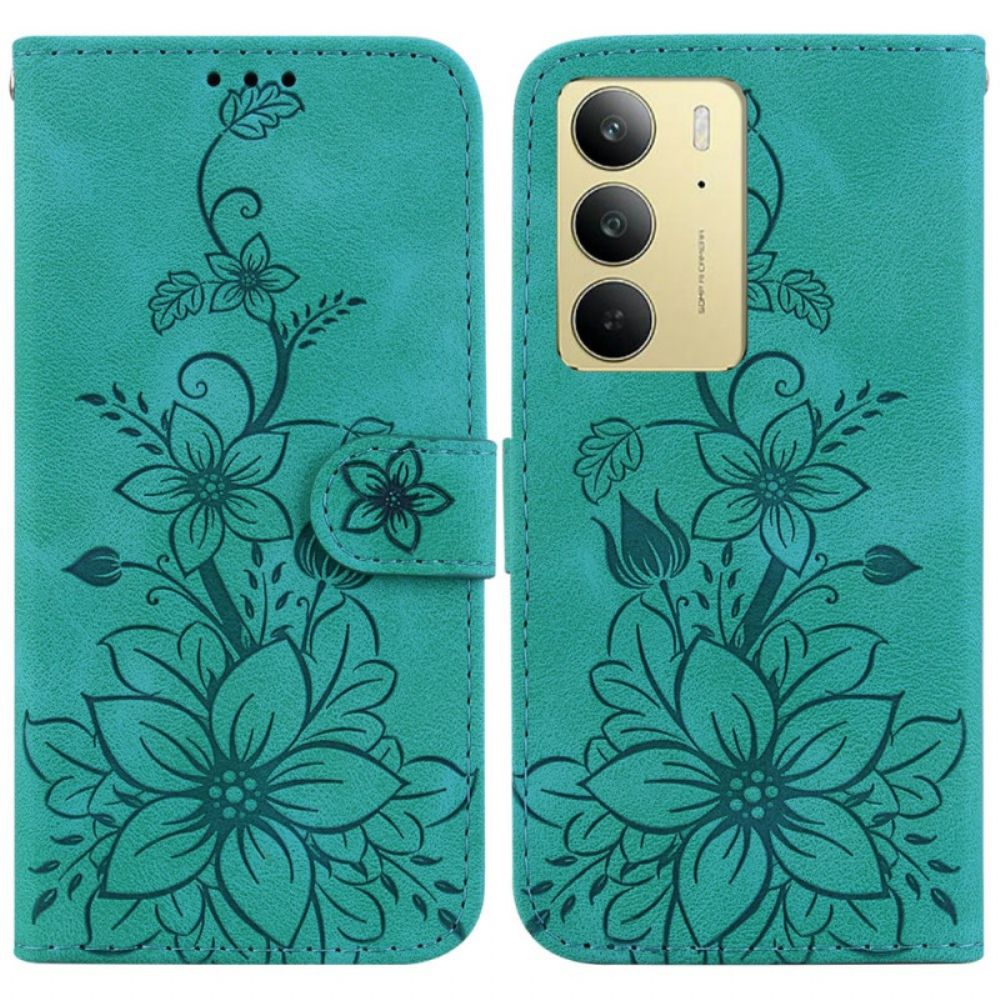 Leren Hoesje Realme C75 Fleur-de-lis Bescherming Hoesje