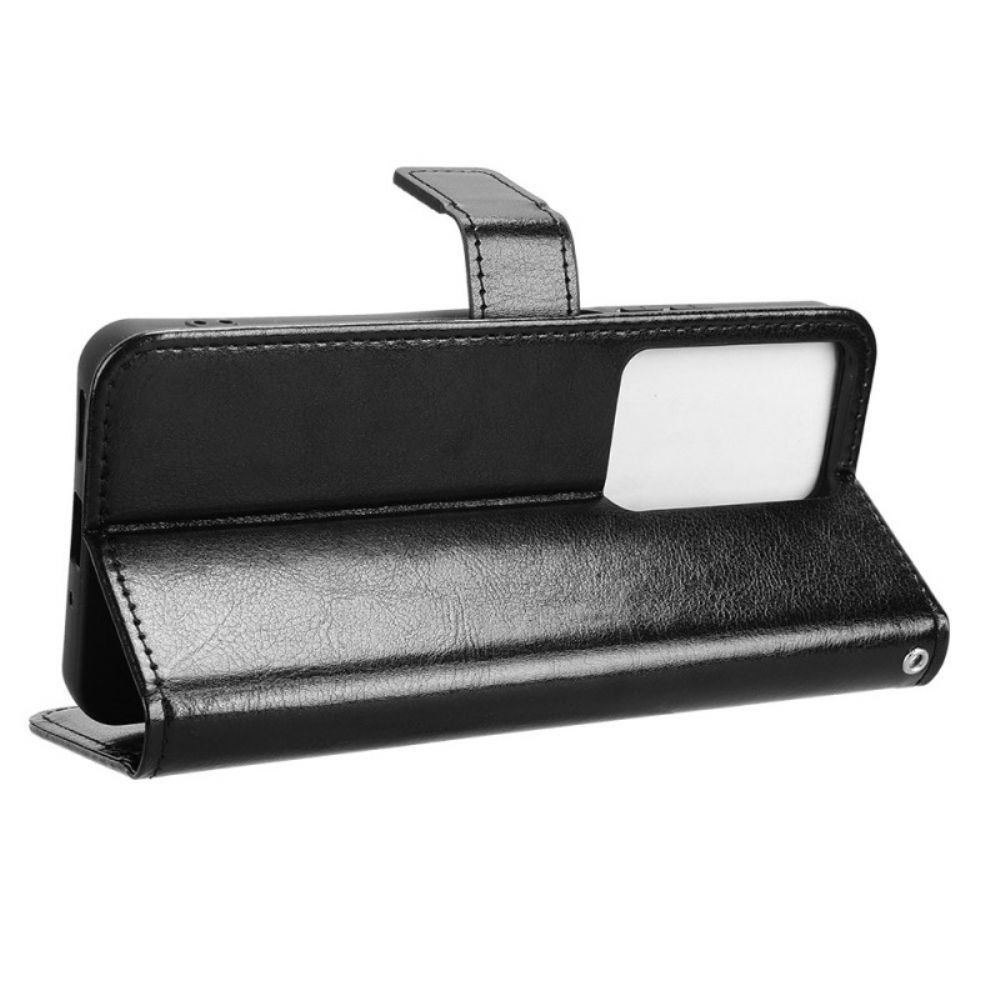 Leren Hoesje Realme C75 Opvallend Kunstleer Bescherming Hoesje