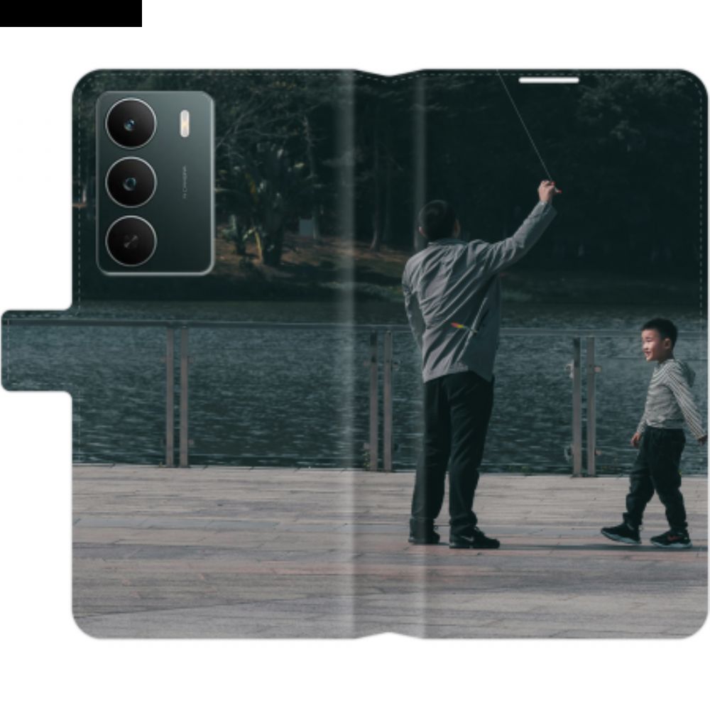 Leren Hoesje Voor Realme C75 Creatief