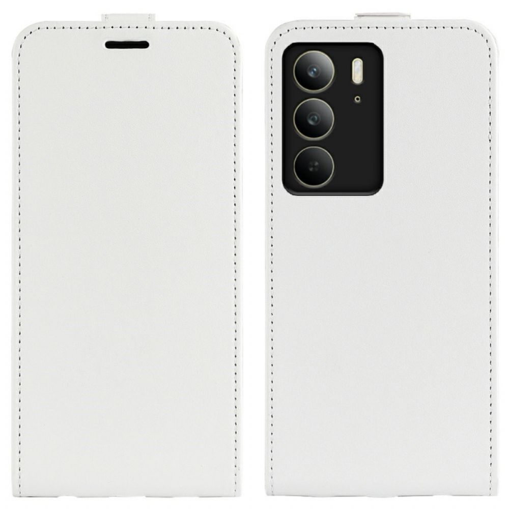 Leren Hoesje Voor Realme C75 Verticale Klep