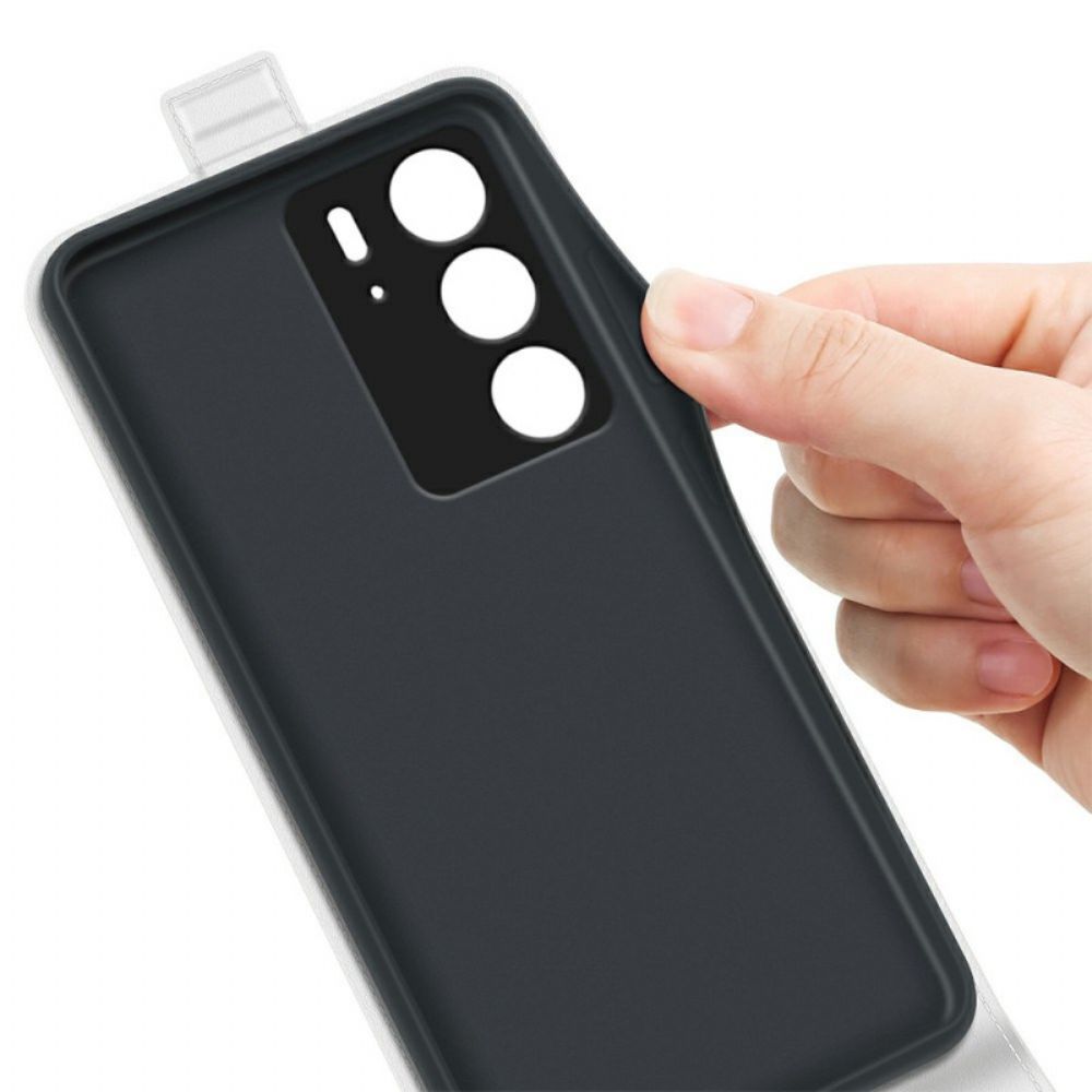 Leren Hoesje Voor Realme C75 Verticale Klep