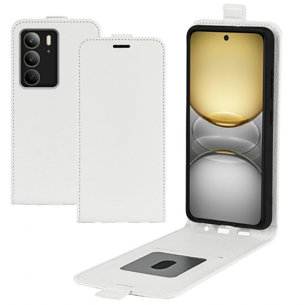 Leren Hoesje Voor Realme C75 Verticale Klep