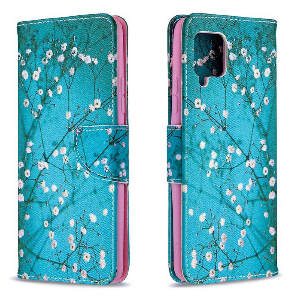 Flip Case voor Samsung Galaxy A42 5G Bloeiende Boom