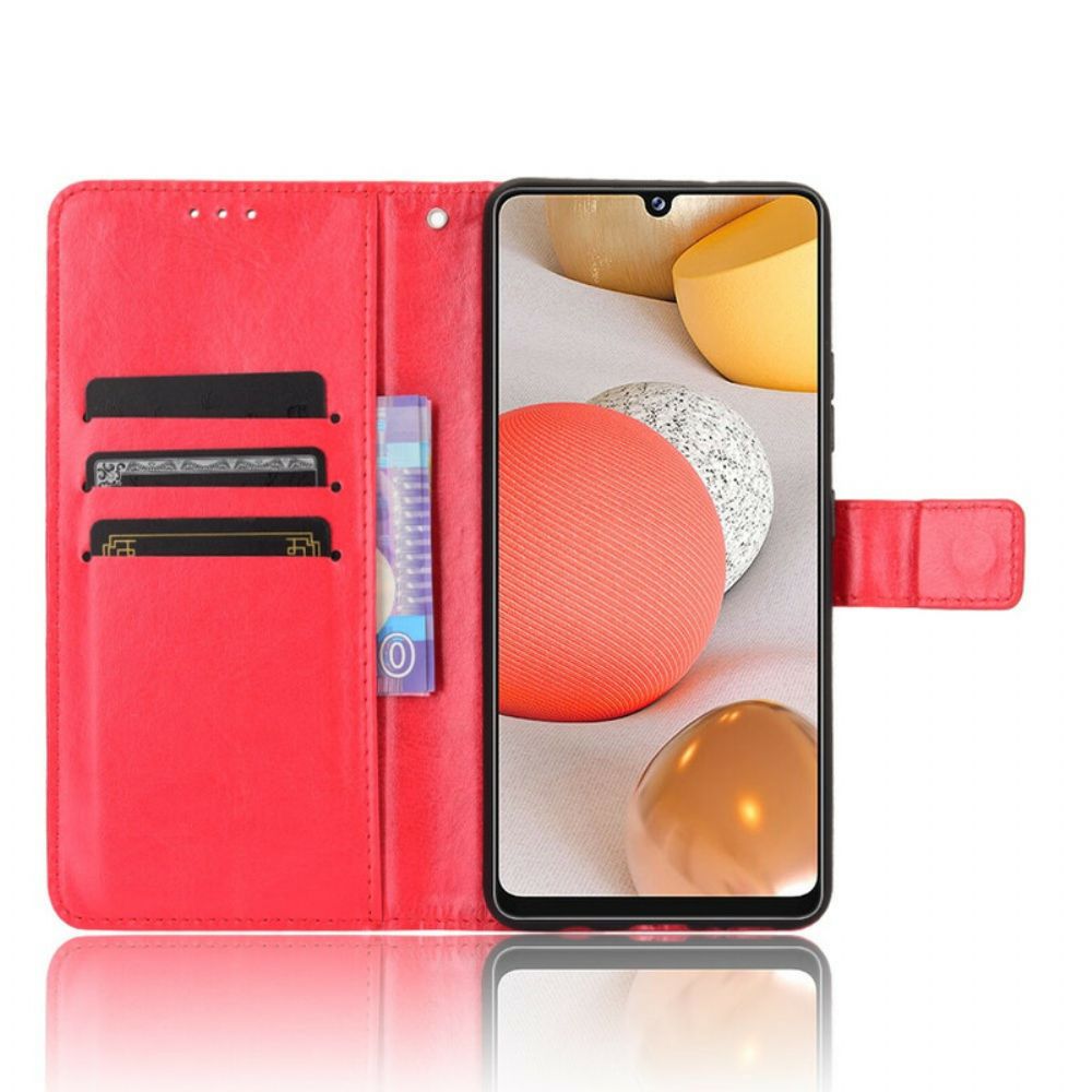 Folio-hoesje voor Samsung Galaxy A42 5G Flitsachtig Kunstleer