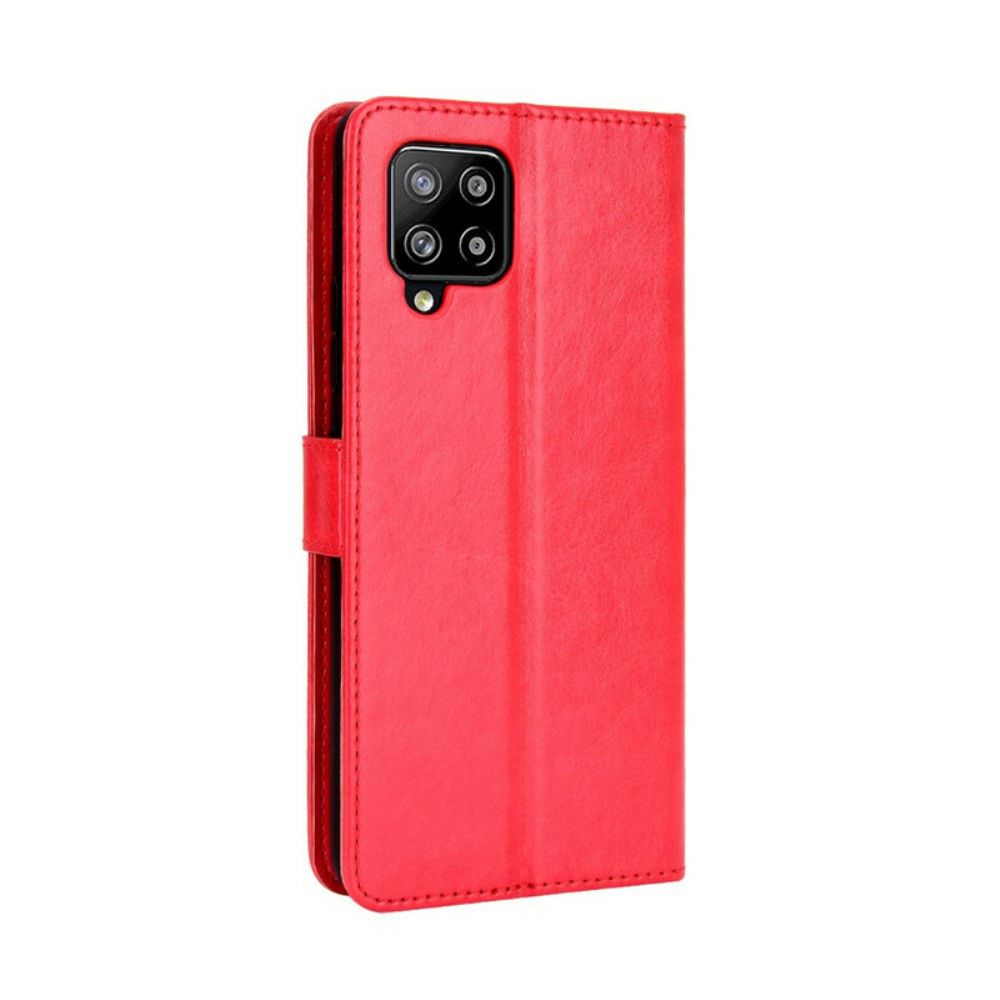 Folio-hoesje voor Samsung Galaxy A42 5G Flitsachtig Kunstleer