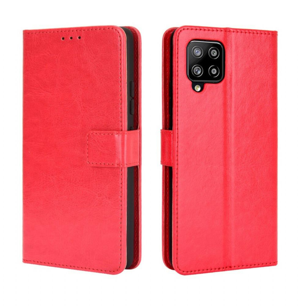 Folio-hoesje voor Samsung Galaxy A42 5G Flitsachtig Kunstleer