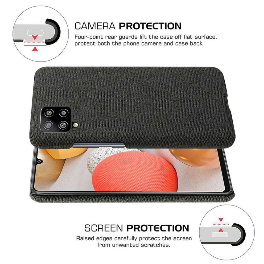 Hoesje voor Samsung Galaxy A42 5G Doek Textuur