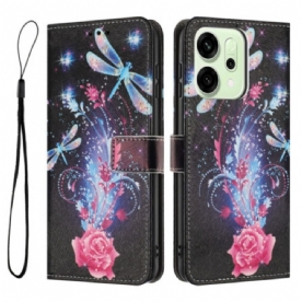 Flip Case Leren Oppo Reno 14 5g Libellen