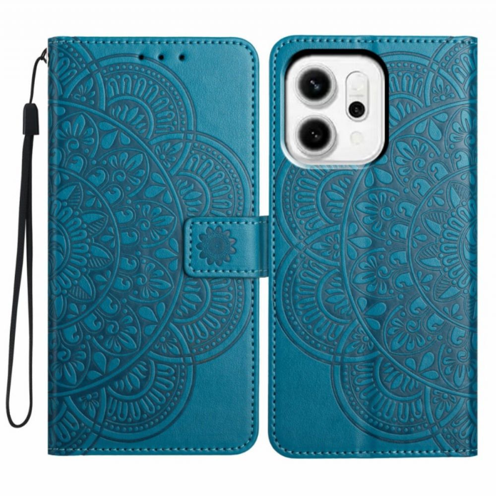 Folio-hoesje Oppo Reno 14 5g Gegraveerde Mandala