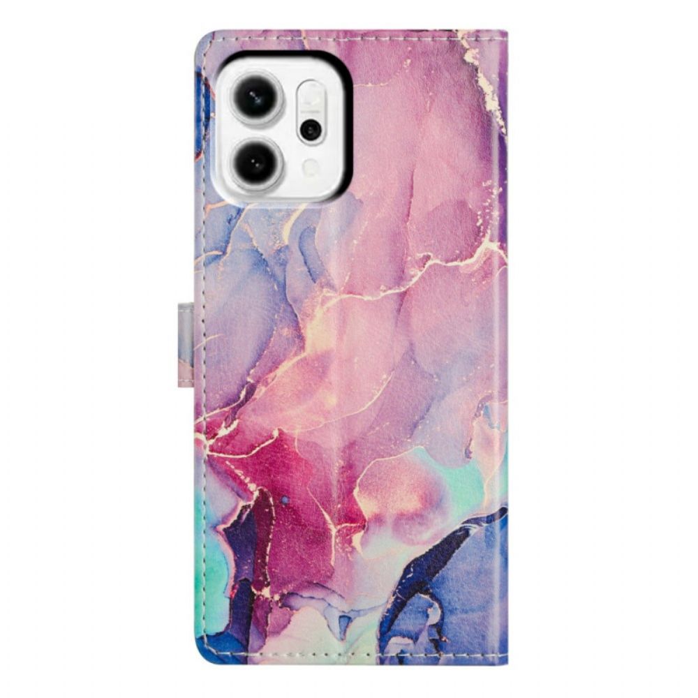 Folio-hoesje Oppo Reno 14 5g Kleurrijk Element