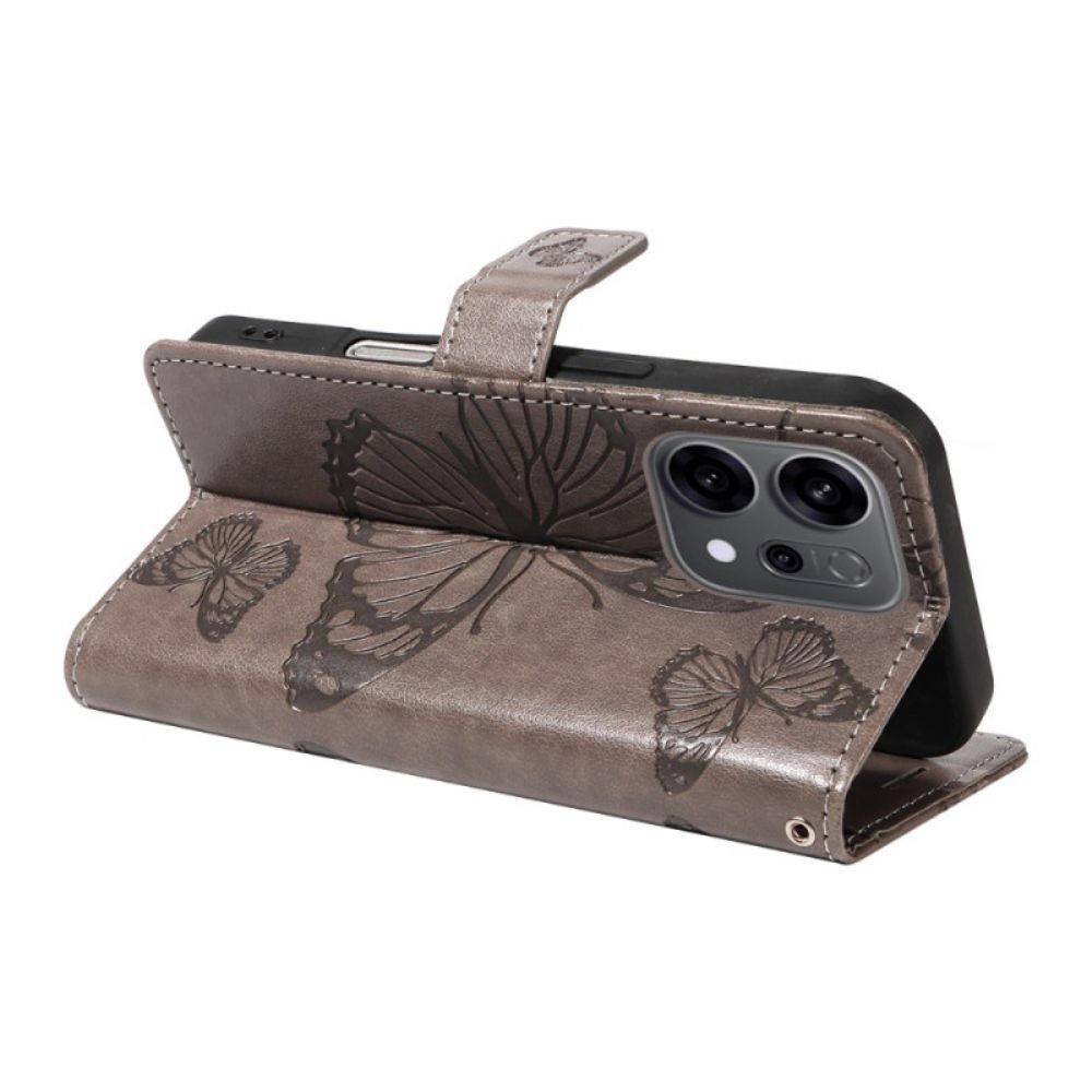 Folio-hoesje Oppo Reno 14 5g Reuzenvlinders