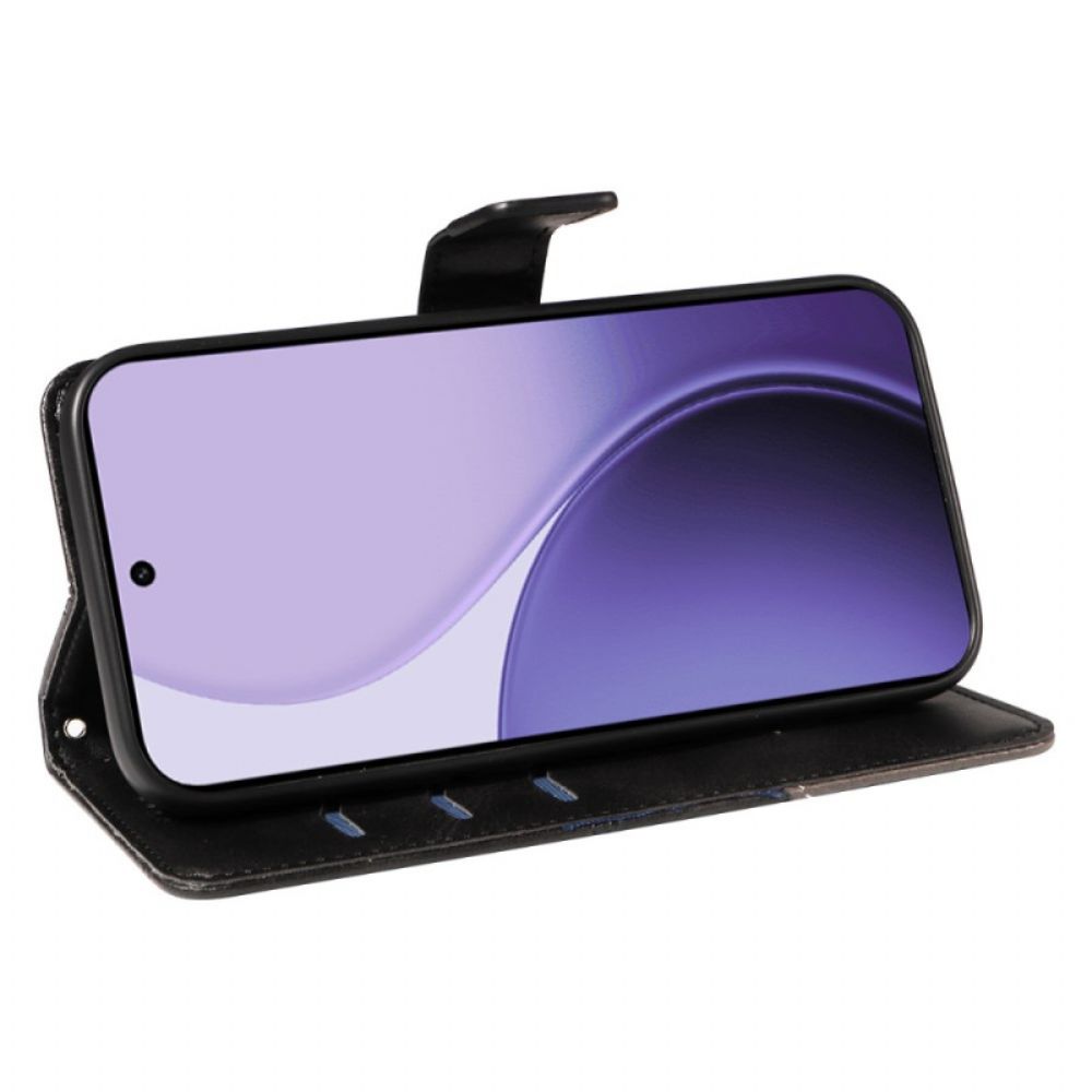 Folio-hoesje Oppo Reno 14 5g Tweekleurige Lijnen