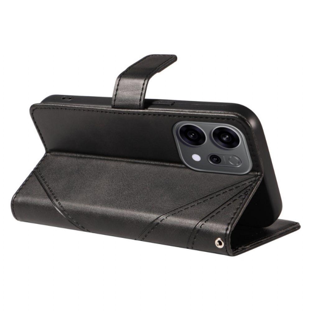 Folio-hoesje Oppo Reno 14 5g Tweekleurige Lijnen