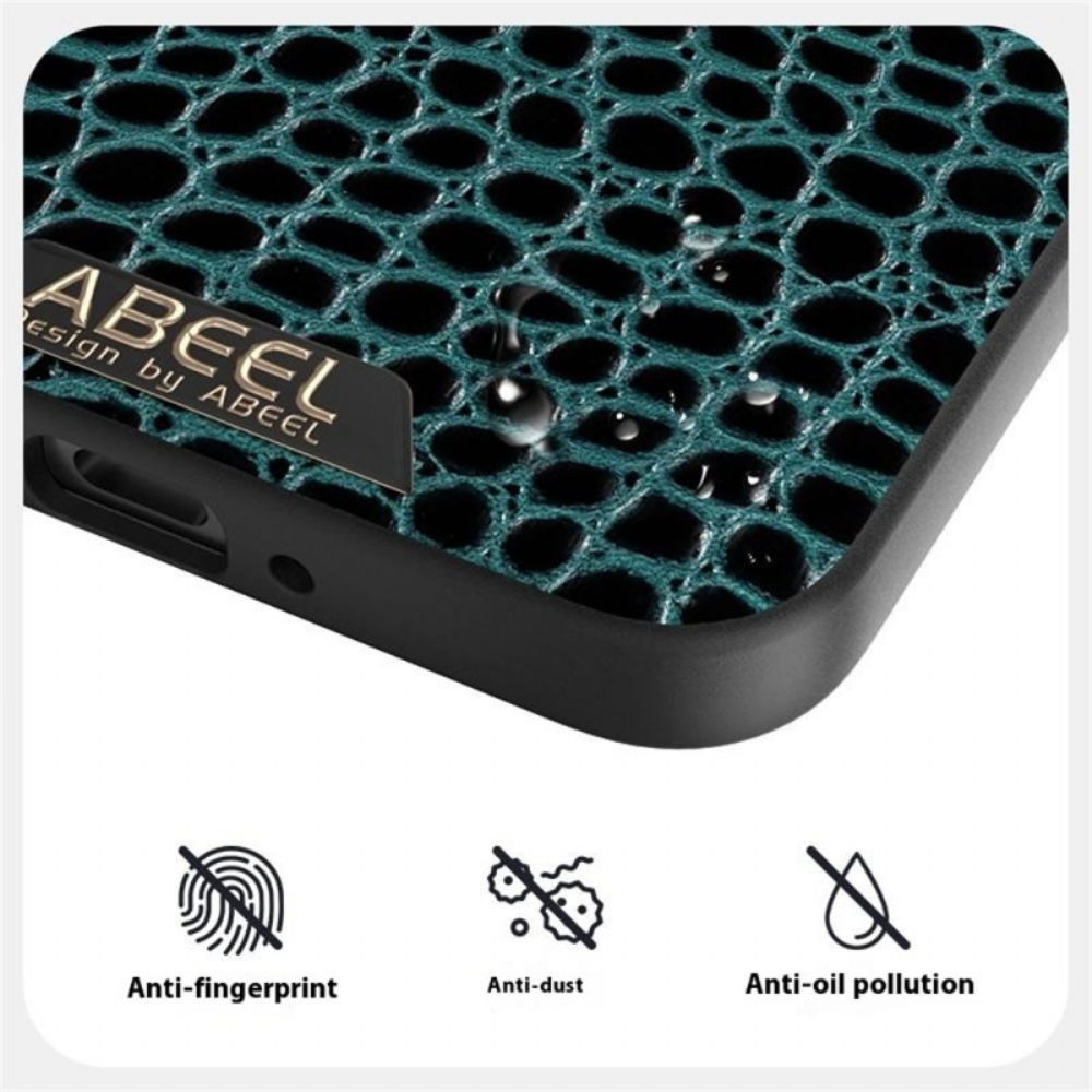 Hoesje Oppo Reno 14 5g Magsafe-compatibel Abeel Met Krokodillenprint