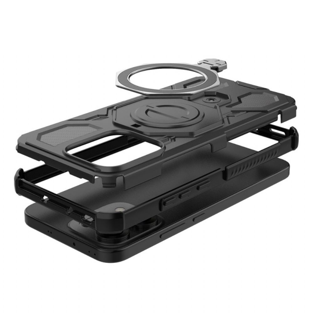 Hoesje Oppo Reno 14 5g Ultra-resistent Magnetisch Met Standaard