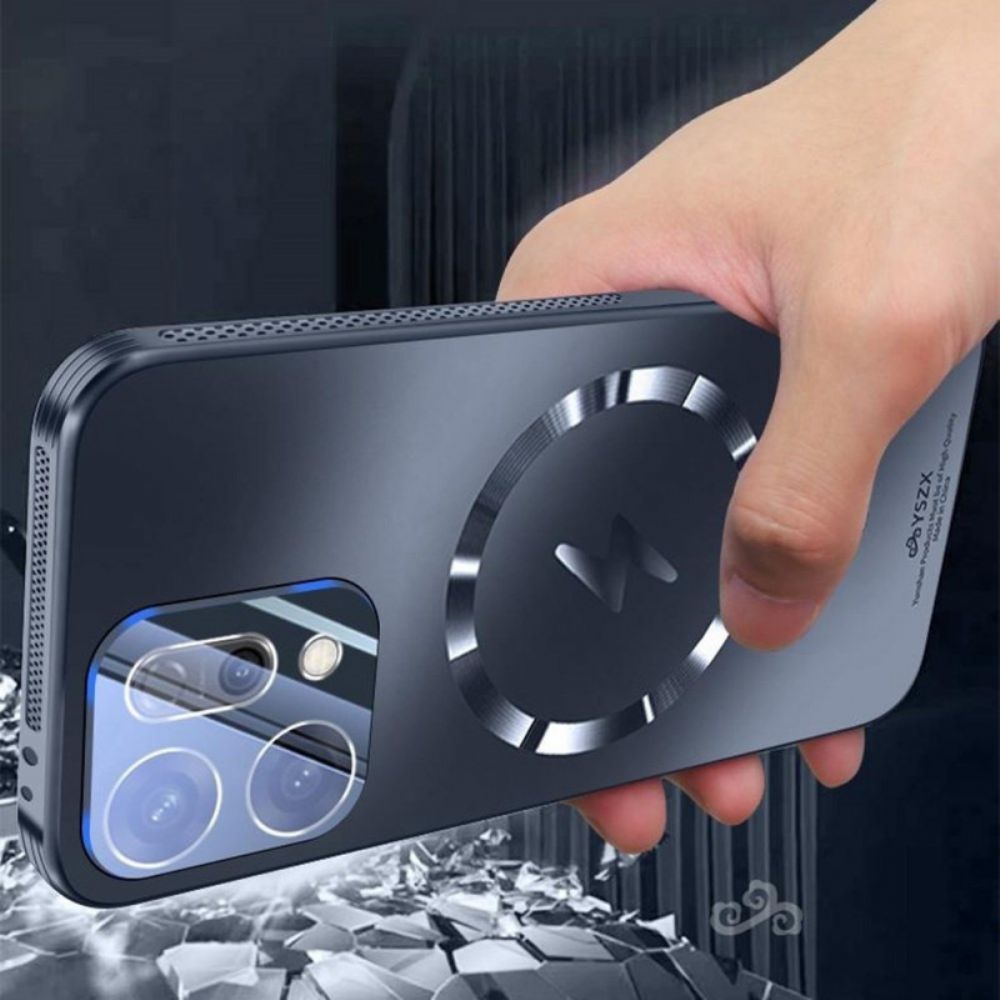 Hoesje Voor Oppo Reno 14 5g Magsafe-compatibel Metaaleffect