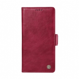 Leren Hoesje Oppo Reno 14 5g Vintage Yikatu