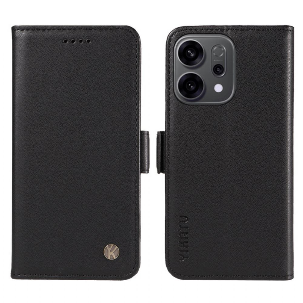 Leren Hoesje Oppo Reno 14 5g Yikatu Bescherming Hoesje