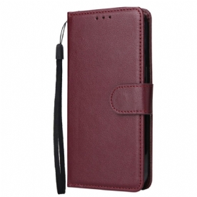 Leren Hoesje Voor Oppo Reno 14 5g Klassieke Leren Stijl