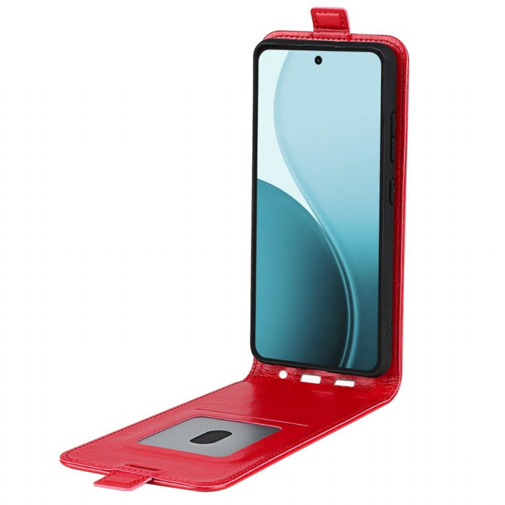 Leren Hoesje Voor Oppo Reno 14 5g Verticale Flipcover