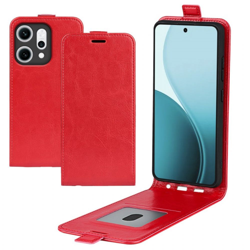 Leren Hoesje Voor Oppo Reno 14 5g Verticale Flipcover