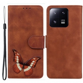 Folio-hoesje voor Xiaomi 13 Pro Vlinder Ontwerp