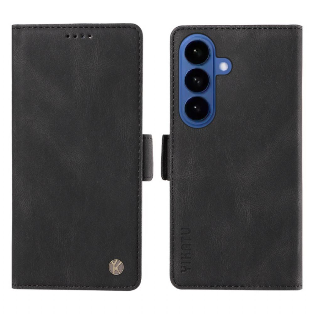 Bescherming Hoesje Samsung Galaxy S26 Yikatu Suède-effect