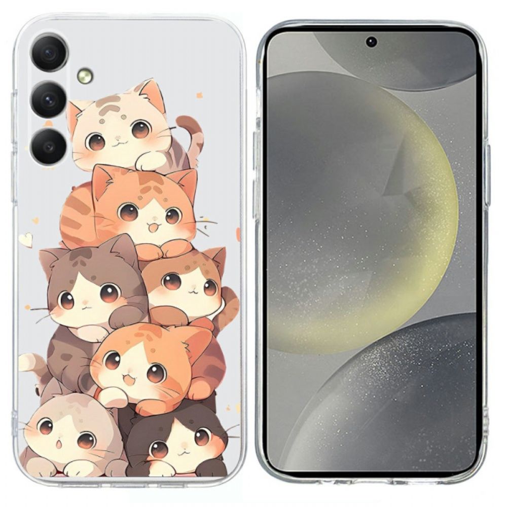 Case Hoesje Samsung Galaxy S26 Telefoonhoesje Meerdere Kittens