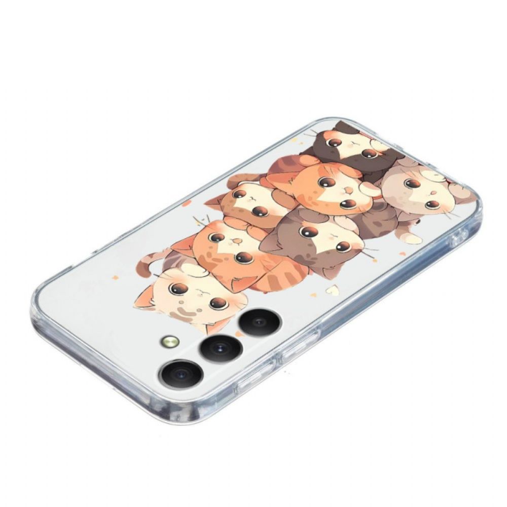Case Hoesje Samsung Galaxy S26 Telefoonhoesje Meerdere Kittens
