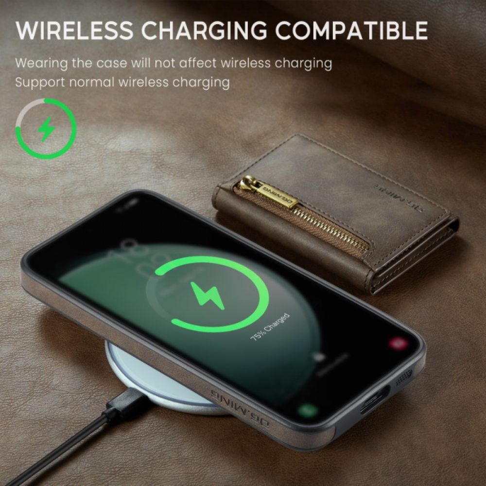 Case Hoesje Samsung Galaxy S26 Telefoonhoesje Met Afneembare Dg.ming Magnetische Kaarthouder